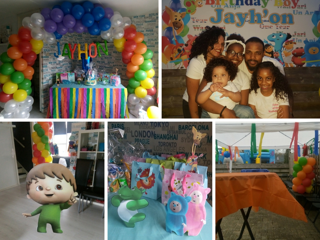 BabyTV themed party decoration